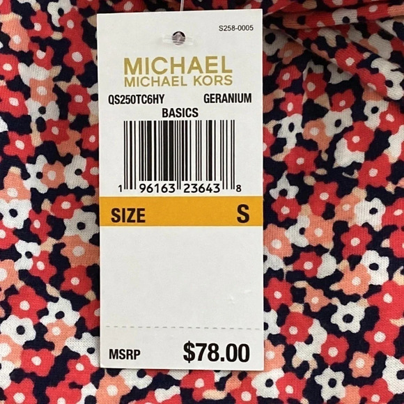 Michael Kors Liberty Floral Blouse Size S - Picture 6 of 6